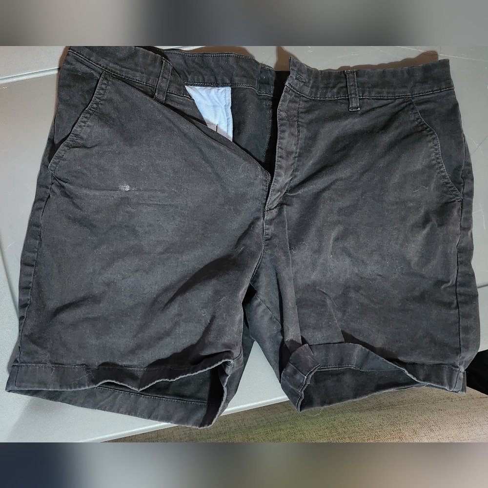Chubbies Black Flat Front Shorts